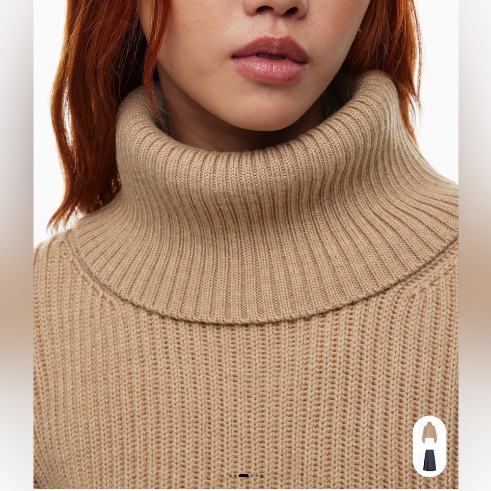 Babaton Guell Red Turtleneck Sweater